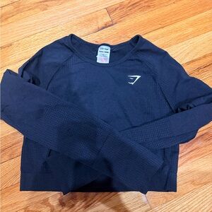 Black or Gray Gymshark Long Sleeve Top